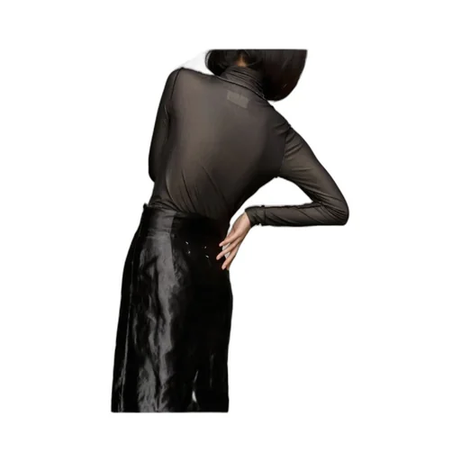Maison Margiela Mockneck Sleeved Top