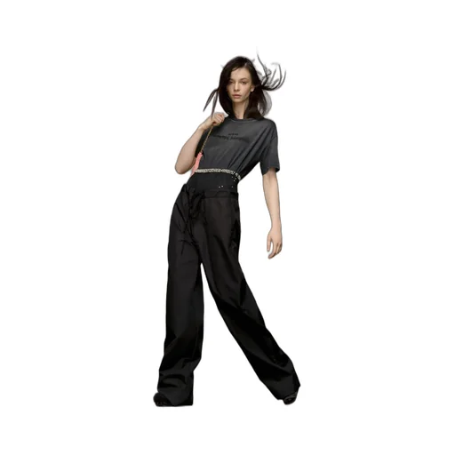 Maison Margiela High-Rise Waist Tie Pants