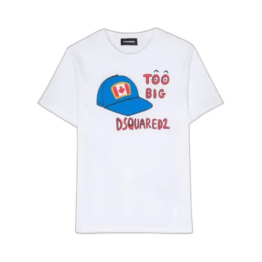 Dsquared2 Kids Cap Print T-Shirt