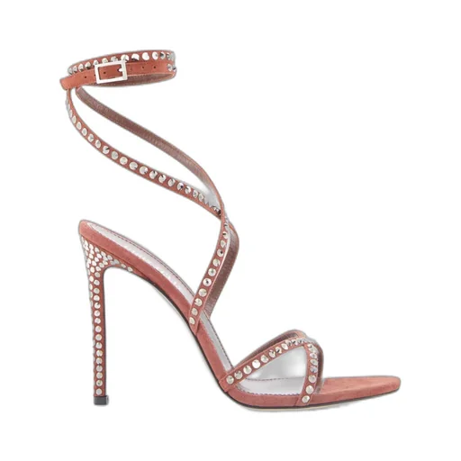 Paris Texas Holly Zoe Embellished Ankle Strapped Sandals