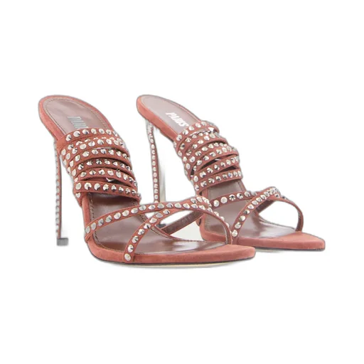 Paris Texas Holly Zoe Embellished Ankle Strapped Sandals