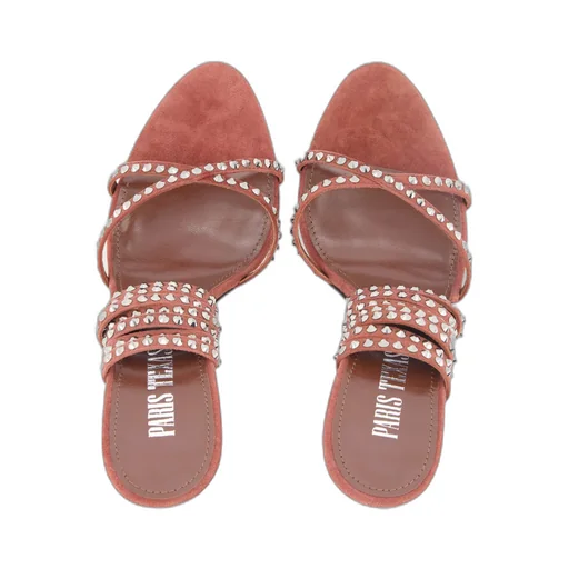 Paris Texas Holly Zoe Embellished Ankle Strapped Sandals
