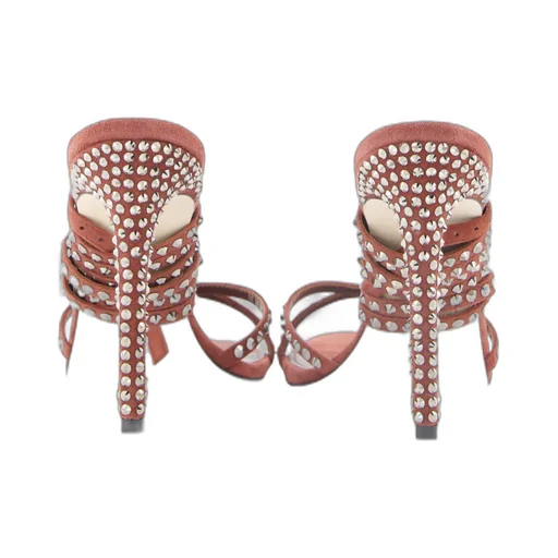 Paris Texas Holly Zoe Embellished Ankle Strapped Sandals