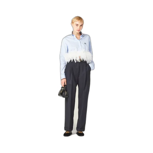Pinstriped Pants