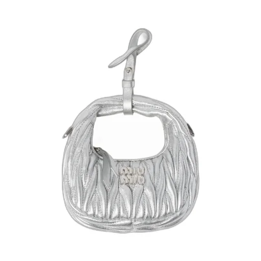 Wander Matelassé Nappa Leather Micro Hobo Bag