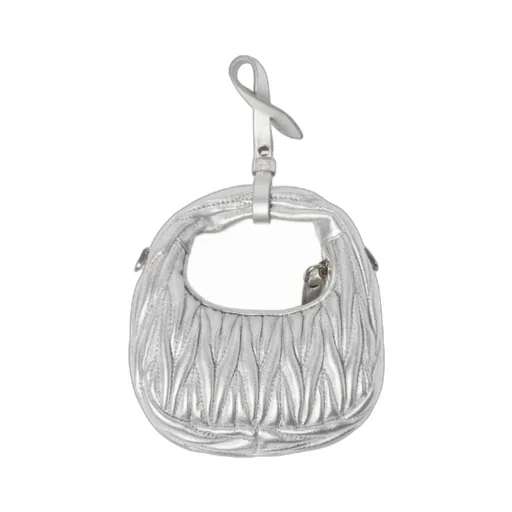 Wander Matelassé Nappa Leather Micro Hobo Bag