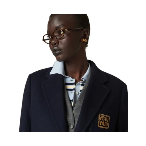 Single-Breasted Velour Jacket