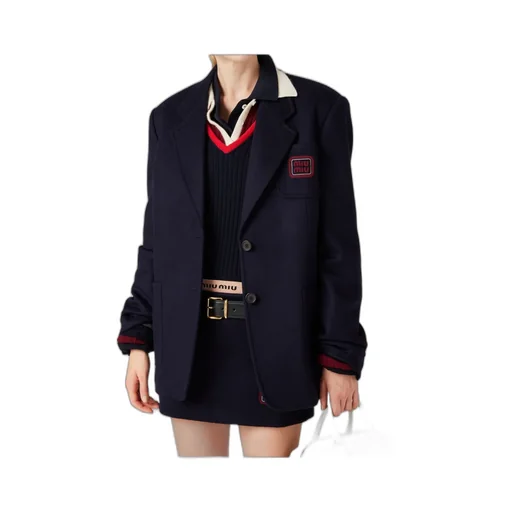 Miu Miu Logo-Detailed Mini Skirt