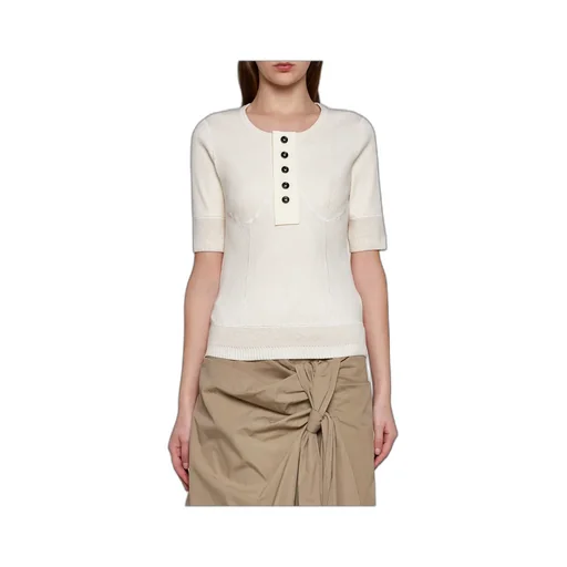 Bottega Veneta Slim Fit Ribbed Knit Top