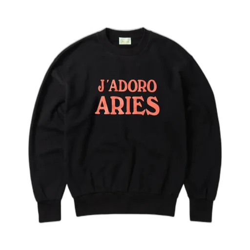 Aries Logo Printed Crewneck Sweatshirt