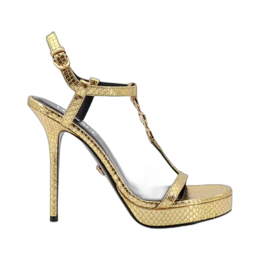 Versace Medusa '95 Metallic Sandals