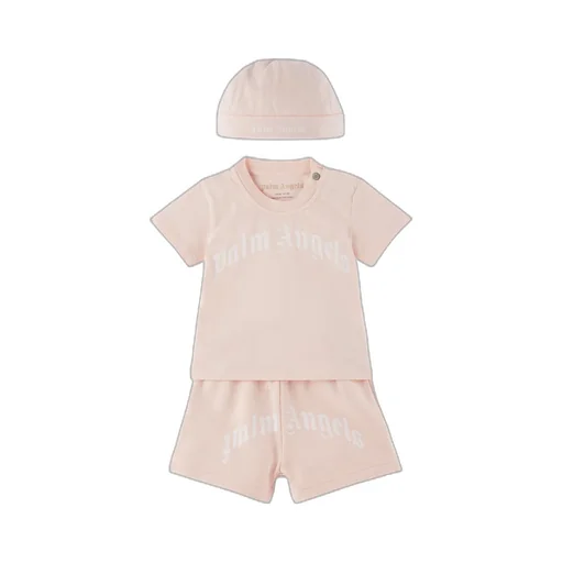 Logo T-Shirt, Shorts And Hat Set