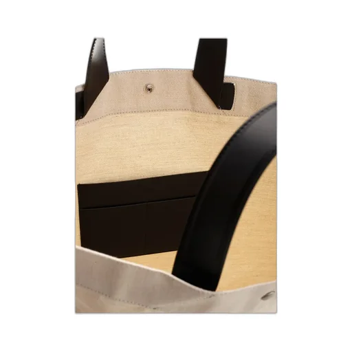 Jil Sander Logo Printed Large Tote Bag