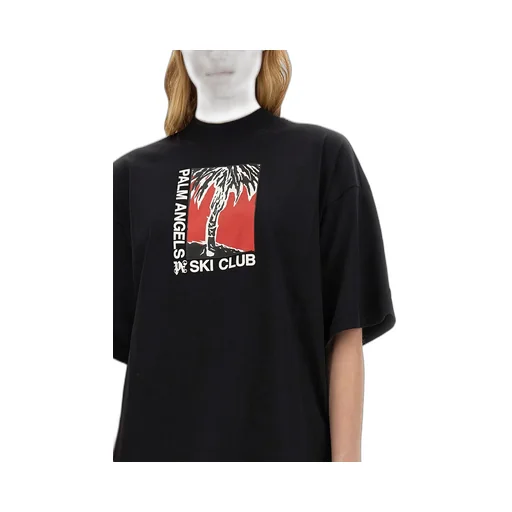 Palm Angels Graphic Printed Crewneck T-Shirt