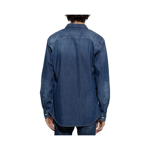 Dsquared2 Long Sleeved Faded Denim Shirt