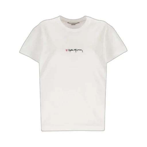 Stella Mccartney Logo Embroidered Crewneck T-Shirt