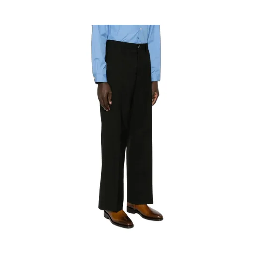 Tropical Straight-Leg Tailored Trousers