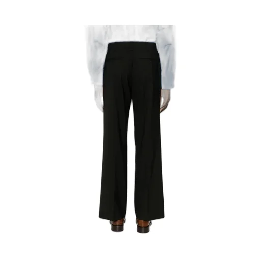Tropical Straight-Leg Tailored Trousers