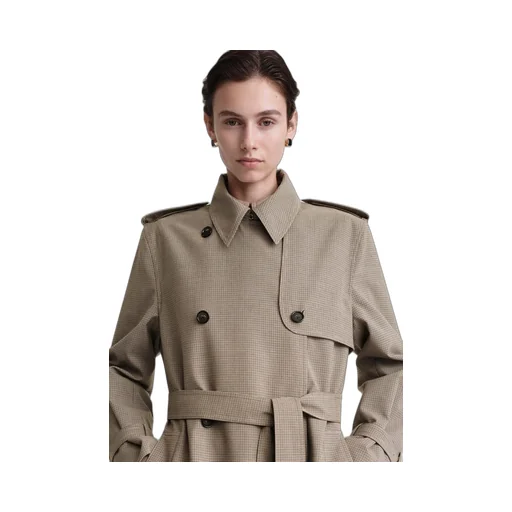 Double-Breasted Trench Coat