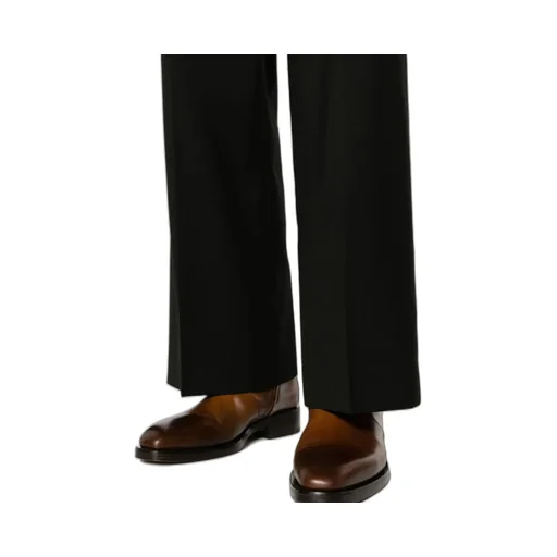 Tropical Straight-Leg Tailored Trousers