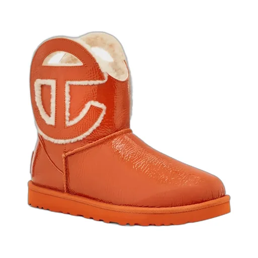 Ugg X Telfar Logo Mini Crinkle Boots