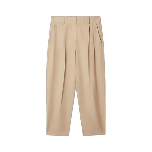 Stella Mccartney Cropped Pleated Trousers