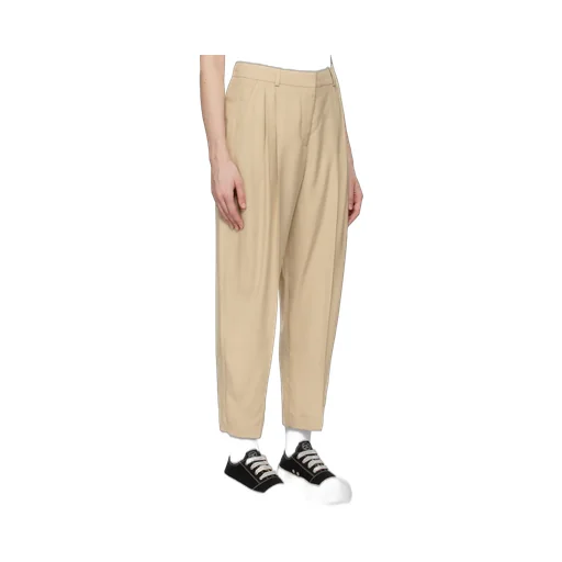 Stella Mccartney Cropped Pleated Trousers