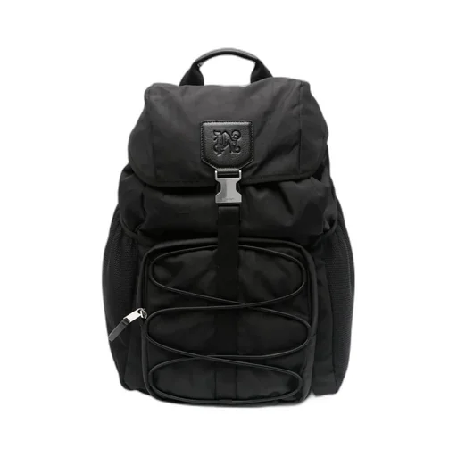 Palm Angels Logo Patch Foldover Top Backpack