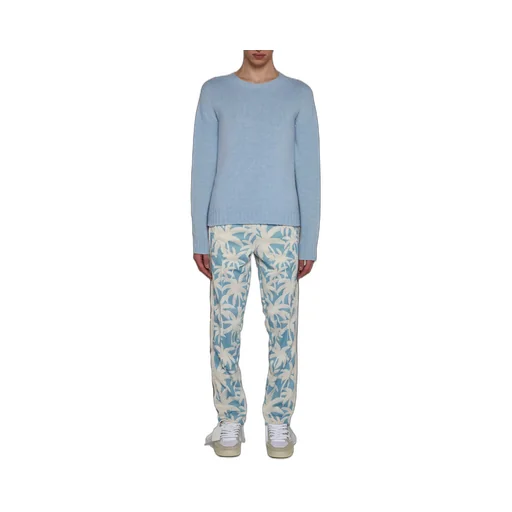 Palm Angels Palm-Printed Elasticated Waist Track Pants