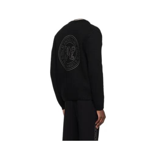 Palm Angels Palm-Stud Embellished V-Neck Cardigan