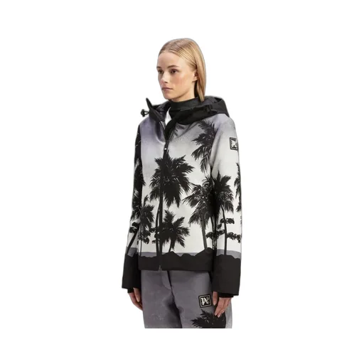 Palm Angels Palm Tree-Printed Zippeded Ski Jacket