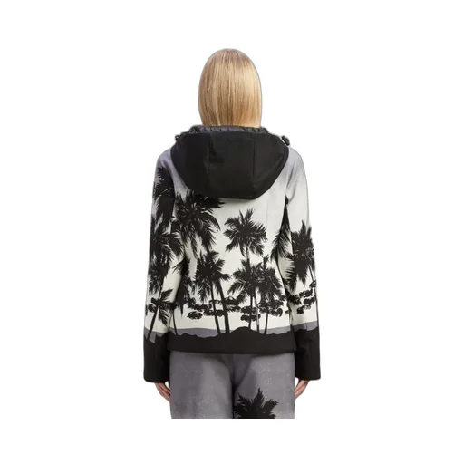 Palm Angels Palm Tree-Printed Zippeded Ski Jacket