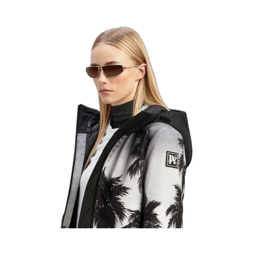 Palm Angels Palm Tree-Printed Zippeded Ski Jacket