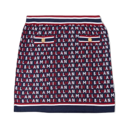 Balmain Kids Knit Skirt