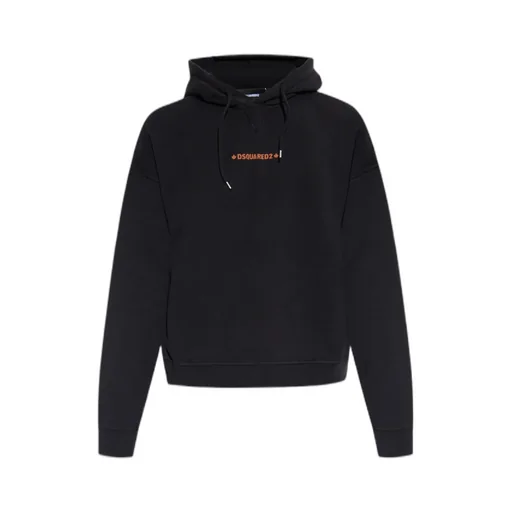 Dsquared2 Logo Printed Drawstring Hoodie