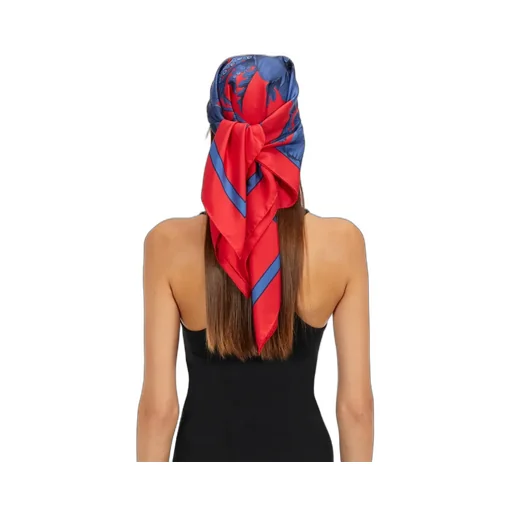 Floral-Print Silk Scarf