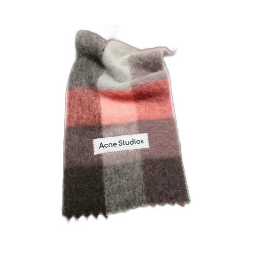 Logo-Appliqué Checked Scarf