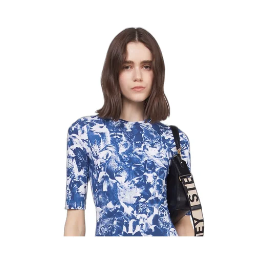 Stella Mccartney Animal Forest-Printed Straight Hem Mini Dress