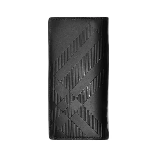 Burberry Check Embossed Continental Wallet