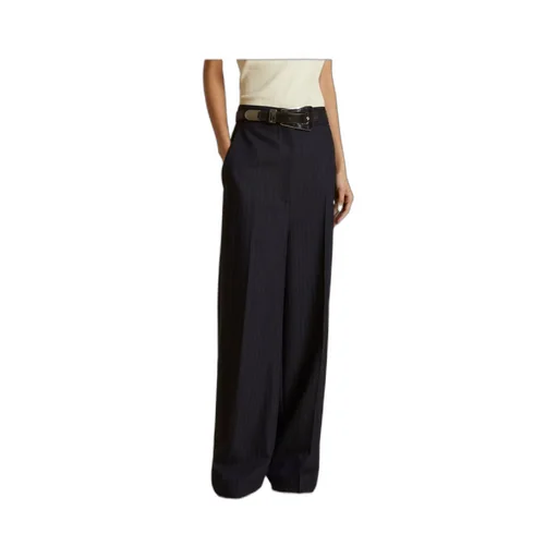 Khaite The Banton Striped Pants