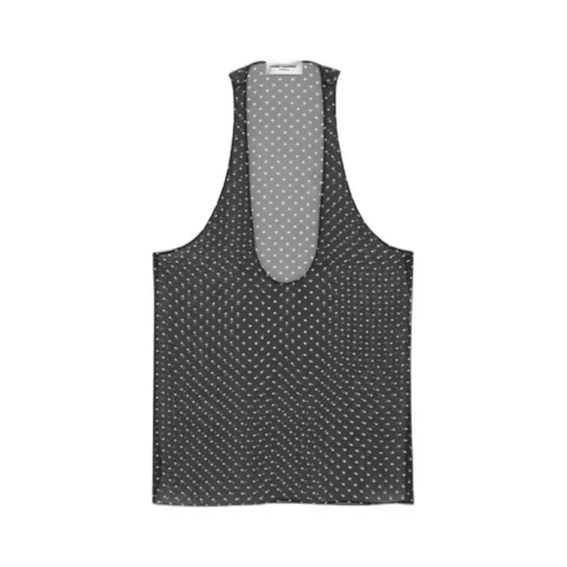 Sheer Tank Top In Silk Muslin