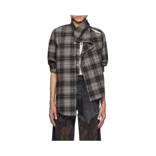 Plaid Long-Sleeved Shirt