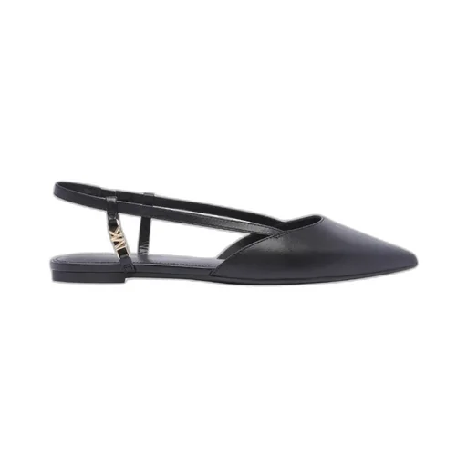Michael Michael Kors Logo Plaque Pointed-Toe Flat Shoes