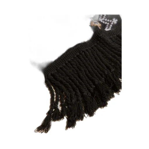 The Lance Patterned Intarsia-Knit Scarf