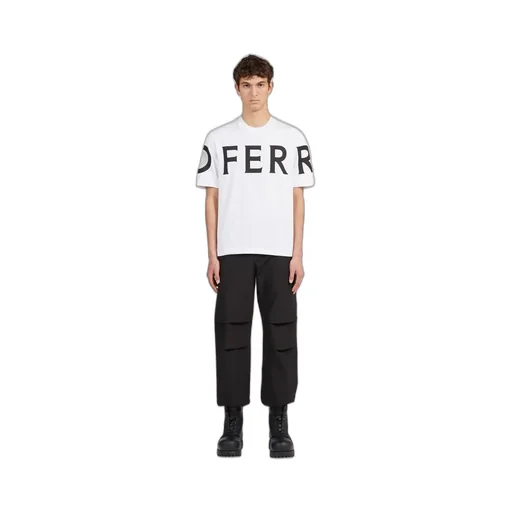 Salvatore Ferragamo Logo Printed Crewneck T-Shirt