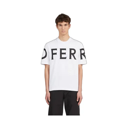 Salvatore Ferragamo Logo Printed Crewneck T-Shirt
