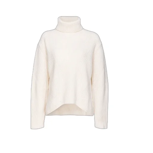 Vigogna High Neck Rib Sweater