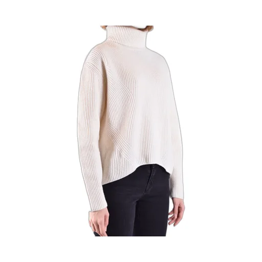 Vigogna High Neck Rib Sweater