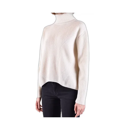 Vigogna High Neck Rib Sweater