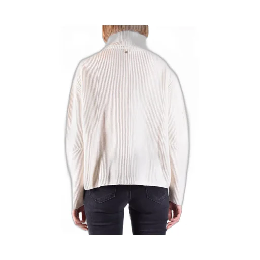 Vigogna High Neck Rib Sweater